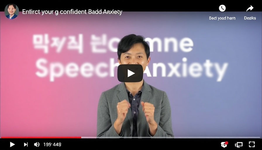 발표 불안 극복